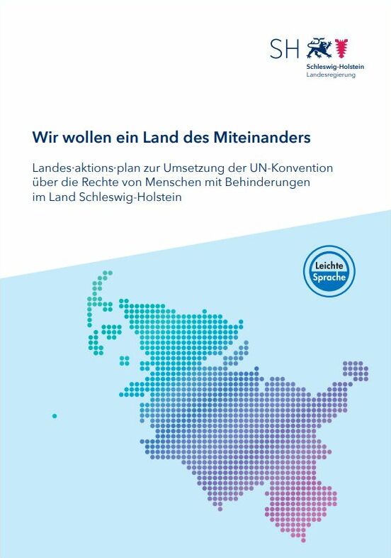 Titelbild Landesaktionsplan Schleswig-Holstein in Leichter Sprache